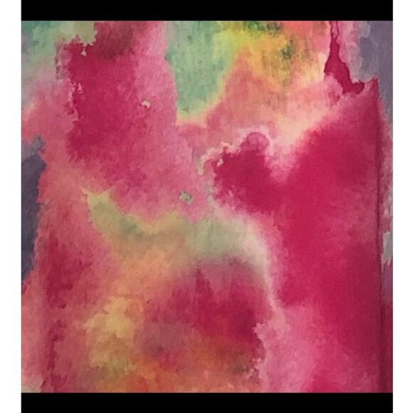 A’gaci Pastel Watercolor Sleeveless Dress Spring Easter Size Small - Picture 12 of 14